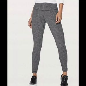 ATHLETA HERRINGBONE PRINT LEGGING